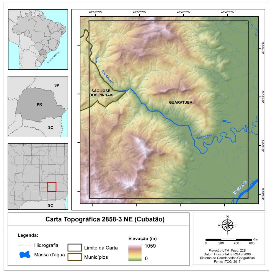 Carta Topografica Estado de Mexico